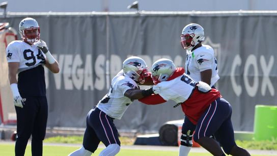 Completed Q&A: Bedard on end of Patriots camp 08.26.22 taken at Raiders Headquarters (Patriots)